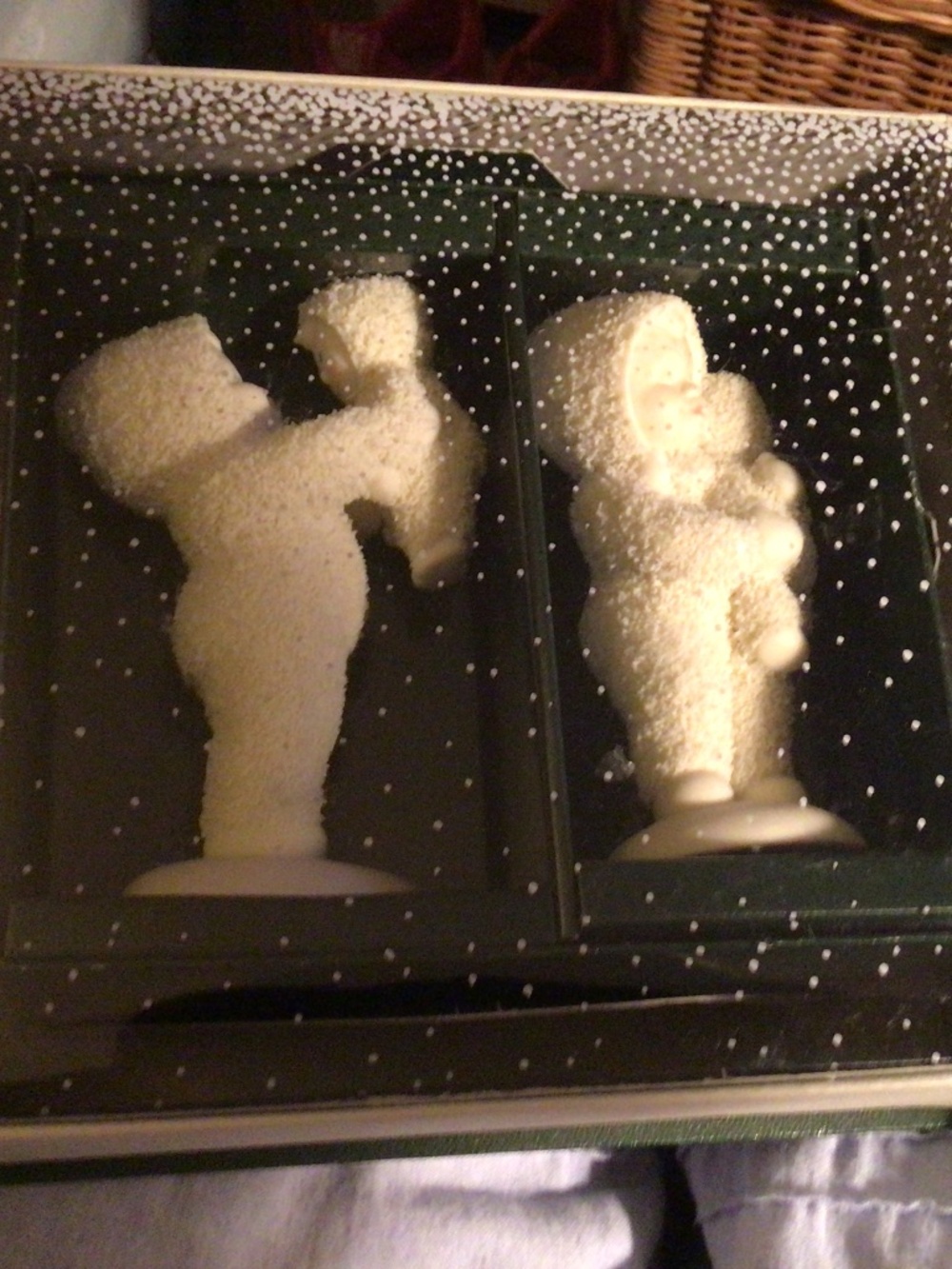 NWT Boxed  set of two snow babies
